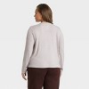 Women's Long Sleeve Brushed Knit T-Shirt - A New Day™ - 2 of 3