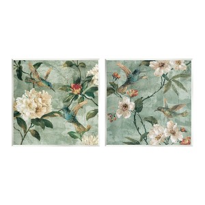 Stupell Industries Hummingbirds & Florals, 12" x 12" (Set of 2) - 1 of 4