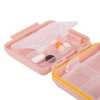Unique Bargains 6 Grids Independent Double Layer Pill Case 1 Pc - 2 of 4