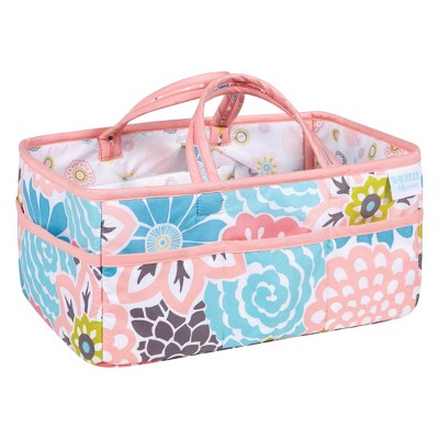 Trend Lab Waverly Baby Diaper Caddy Blooms - Pink