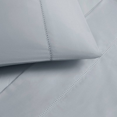 Gray Queen Egyptian Cotton Deep Pocket Sheet Set with Hemstitch