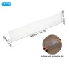 Unique Bargains Acrylic Smooth L-Shaped Bedroom Kitchen Office Shelf Dividers 4 Pcs - 2 of 4