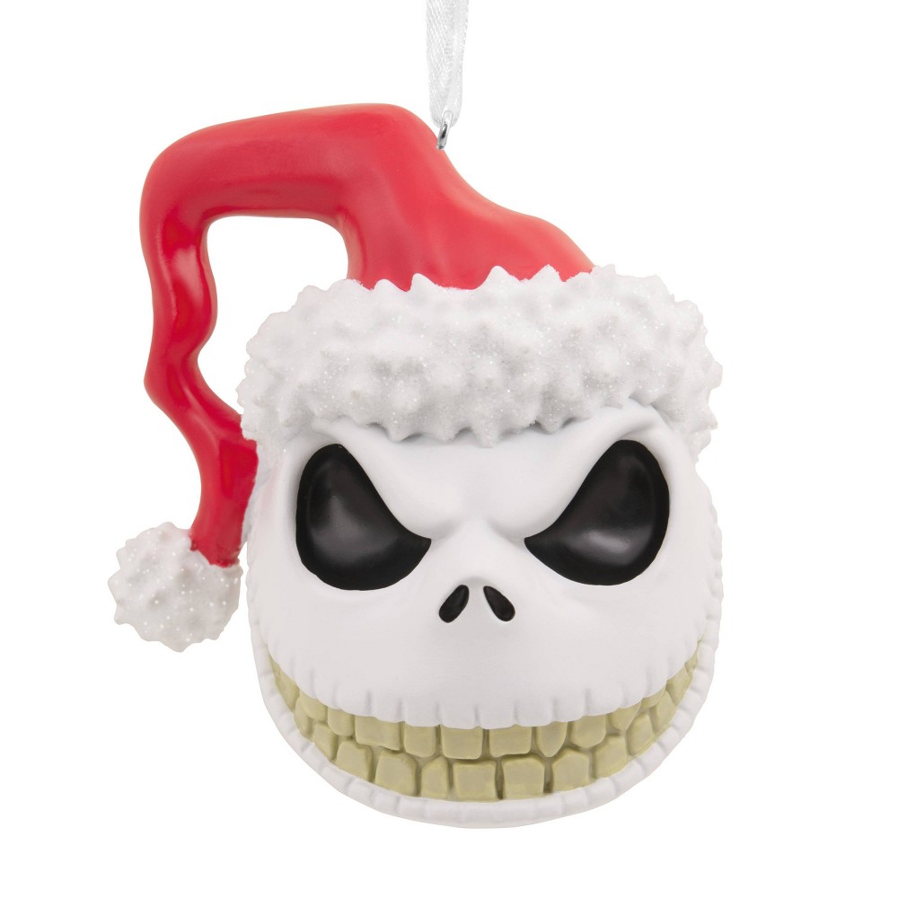 2 Hallmark Disney The Nightmare Before Christmas Jack Skellington Head Christmas Tree Ornament