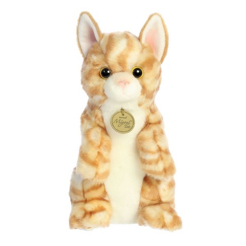 Aurora Medium Sitting Pretty Orange Tabby Kitten Miyoni Adorable Stuffed Animal 10.5 Target