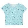 Sleep On It Girls 2-Piece Short Sleeve Pajama Shorts Set – Ribbed Milky Jersey or Pointelle Knit - 2 of 4
