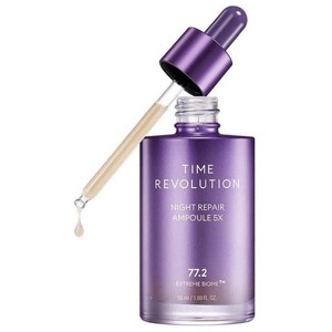 Missha Time Revolution Night Repair Ampoule 5x Serum (1.69 oz) 77.2 Extreme Biome | intensely repair & revitalize face skin while you sleep - 1 of 4