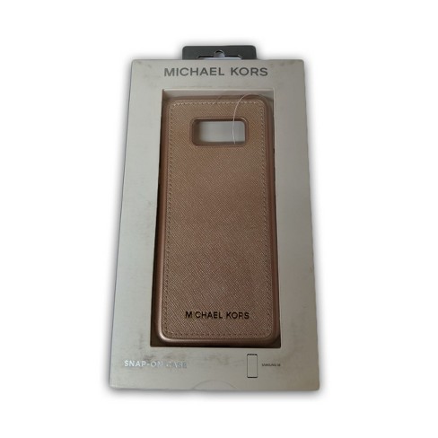 Original Michael Kors Saffiano Leather Snap-on Case For Galaxy S8