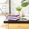 Design Imports Eggplant Basic Chef Terry Dishcloth Set/6 - 2 of 4