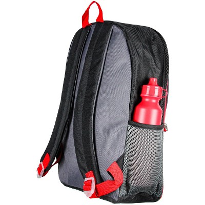 Marvel Avengers Red and Black Polyester Backpack Lunch Tote Set
