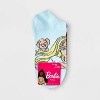 Girls' Barbie 6pk Socks - 2 of 3