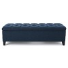 NicBex 50.75 Inch Storage Ottoman Bench Modern Velvet Bench, Under Bed Storage for Living Room, Bedroom, Entryway - 4 of 4
