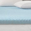 Infurnic Mattresses All Season Reversible Hypoallergenic Cooling Mattress Topper for Comfortable and Healthy Sleep, Blue, 75"*54"*3" - 4 of 4