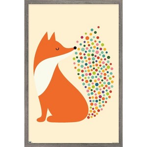 Trends International Andy Westface - Fox Little Fire Framed Wall Poster Prints - 1 of 4