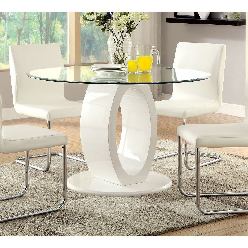 Spearelton Oval Pedestal round Dining Table - HOMES: Inside + Out, 2 of 5