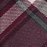 burgundy/gray plaid