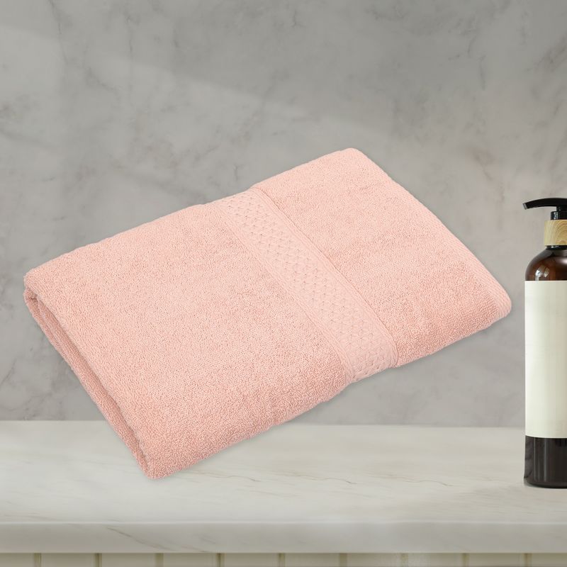 Unique Bargains Soft Absorbent Cotton Bath Towel for Bathroom kitchen Shower Towel 1 Pcs, 2 of 7