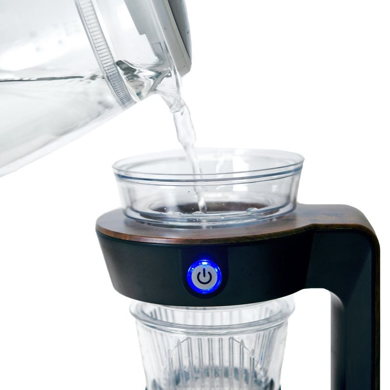Shine Kitchen Co. Autopour Automatic Pour Over Coffee Machine – Black, 6 of 13