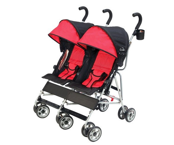 Kolcraft Cloud Side-by-Side Double Umbrella Stroller