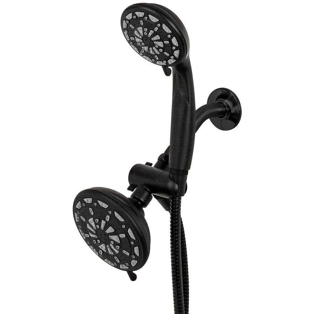 Photos - Shower System Premium Combo Showerhead Matte Black - Waxman