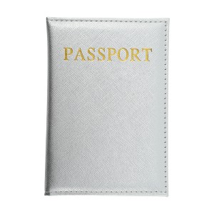Unique Bargains Letter Design Passport Holder 1 Pc - 1 of 4