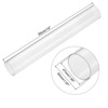 Unique Bargains Lamp Lantern Water Cooling System Acrylic Round Pipes Clear 2 Pcs 14" - 2 of 4