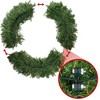 Casafield Artificial Christmas Wreath for Front Door, Window or Mantel, Green Fir Indoor/Outdoor Holiday Décor - 3 of 4