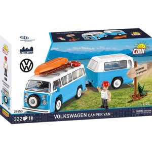 COBI Action Town Volkswagen Camper Van 1:35 Scale, 322 Pieces - 1 of 4