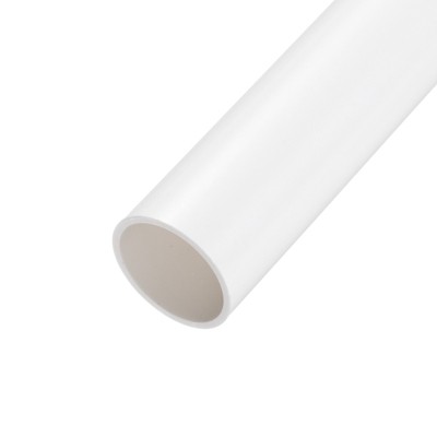 Unique Bargains High Impact Water Plumb Cable Sleeve PVC Rigid Round Pipes 20" Length