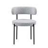 Best Master Furniture,Drexel Boucle Fabric Dining Chairs (Set of 2) - 2 of 3