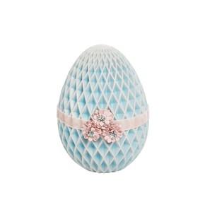 Gallerie II Blue Honeycomb Egg Easter Figure Figurine - 1 of 4