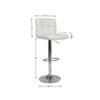 Dolonm Set of 2 35-43.5 in. H Swivel Faux Leather Adjustable Height Bar Stool with Metal Frame & Footrest - 3 of 3
