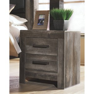 Wynnlow Two Drawer Nightstand Gray - Signature Design by Ashley