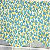 RLF Home 100% Cotton Marrakesh Provance  Fully lined Windows Rod Pocket Valance 50" x 15"  Green - 4 of 4