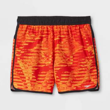 Men's 7 Geometric Print Swim Shorts - Goodfellow & Co™ Coral Orange M :  Target