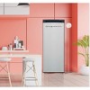 Frigidaire 6.5 cu ft Upright Freezer - Platinum: Stainless Steel Door, 6 Shelves, Reversible Door, Compressor Cooled - 3 of 4