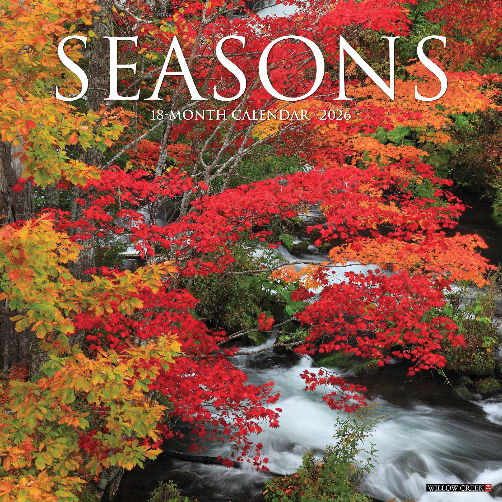Willow Creek Press 12"x12" 2026 Seasons Wall Calendar