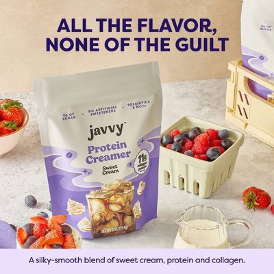 Javvy Sweet Cream Collagen Coffee Creamer - 9.3oz