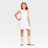 Girls' Smocked One Shoulder Top - Cat & Jack™ - 3 of 3