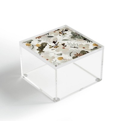 Iveta Abolina Ella Cream Acrylic Box - Deny Designs