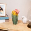 Northlight 8.5" Flowering Cactus Artificial Plant Table Top Decoration - Green/Yellow - 2 of 4