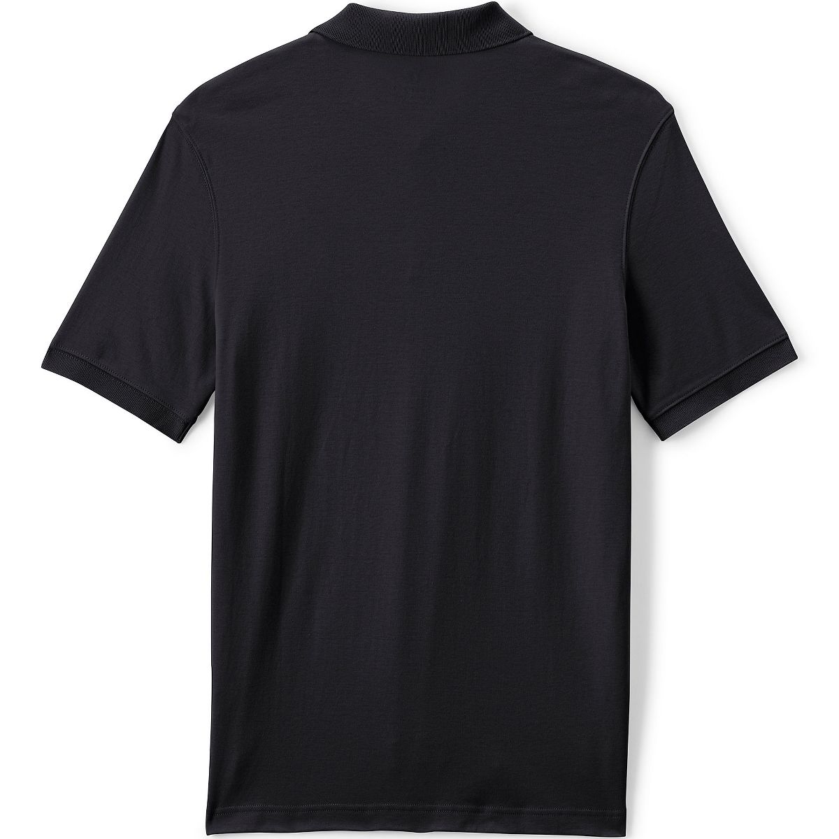 Lands' End School Uniform Men's Long Sleeve Interlock Polo Shirt - thumbnail 5