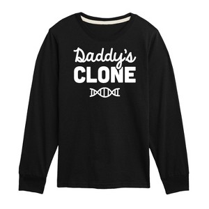 Boys' - Instant Message - Daddy's Clone Long Sleeve Graphic T-Shirt - 1 of 4