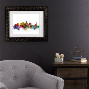 Trademark Fine Art Michael Tompsett New Orleans Louisiana Skyline Matted Framed Art - 1 of 4