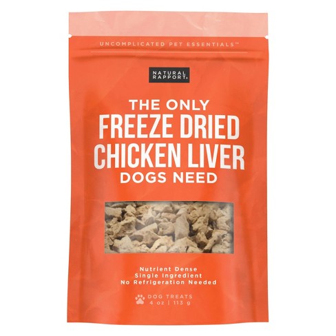 Chicken liver shop dog treats