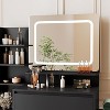 Vanity Desk With Mirror and LED Lights,Makeup Vanity Desk with 4 Drawers - 4 of 4
