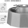 Tree Nest Robust Christmas Tree Stand for Real Trees, Silver, Small - 2 of 4