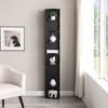 Lycvki 8-layer Adjustable Shelf Bookshelf with Wavy Border Design - 2 of 4