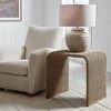 Uttermost Spring Calabria Woven Seagrass End Table 24"H x 24"W Brown Mango Wood and Natural Texture - 4 of 4