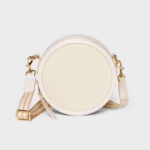 White and discount gold crossbody purse