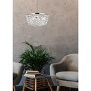 Elegant Lighting Gianna 13 inch pendant in chrome - 2 of 4